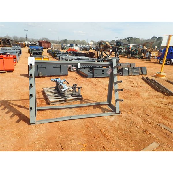 7' metal storage rack