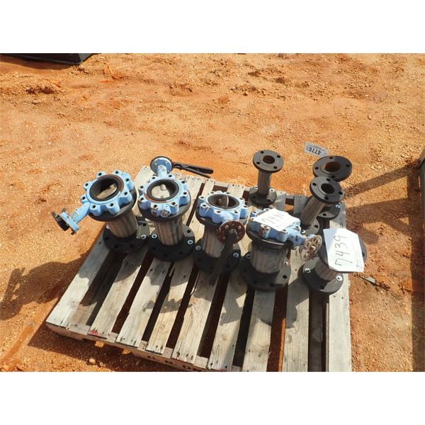 (4) 4" steam expansion joint w/valve