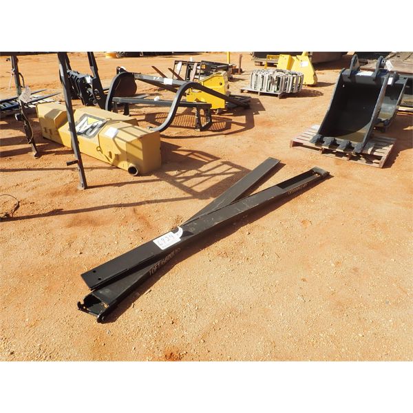 10' extension forks, fits forklift 6600#