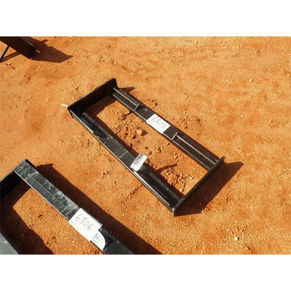 Weld on tube frame, fits skid steer loader