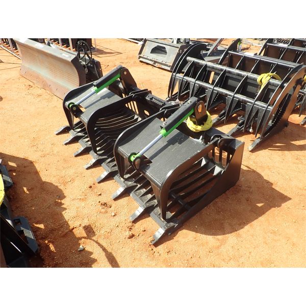 EXTREME 80" rock grapple, fits skid steer loader