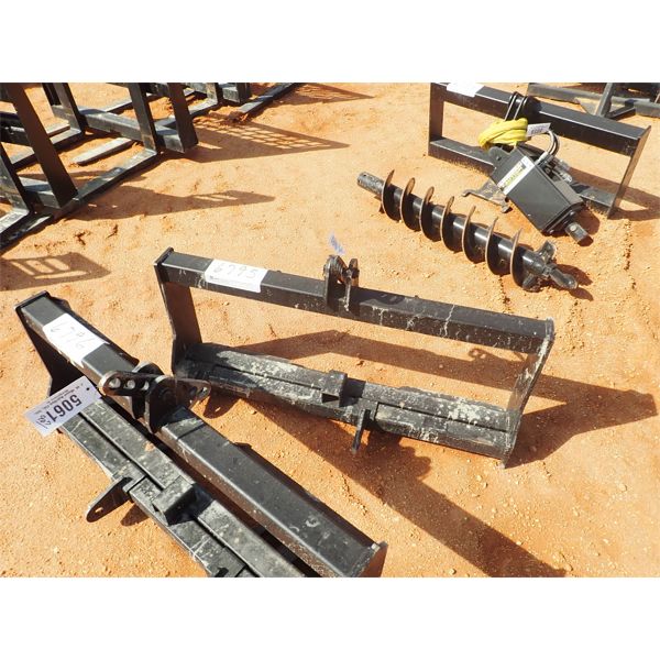 3 point hitch attach, fits skid steer loader 