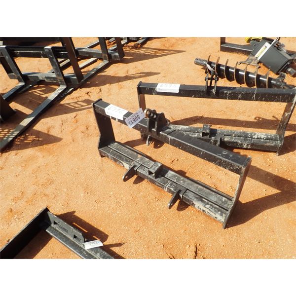 3 point hitch attach, fits skid steer loader