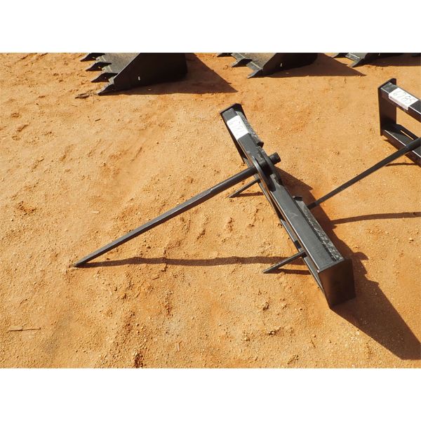 Hay spear, fits skid steer loader 