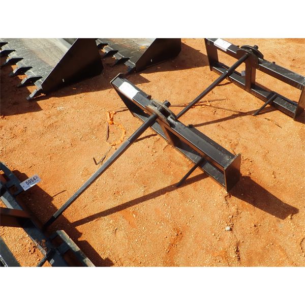 Hay spear, fits skid steer loader