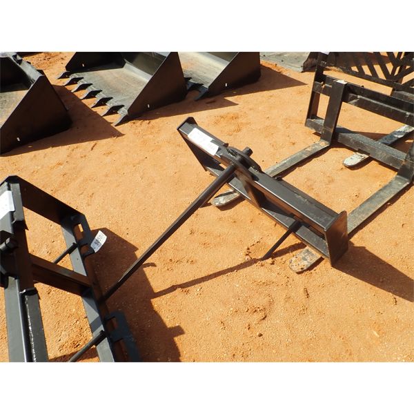 Hay spear, fits skid steer loader