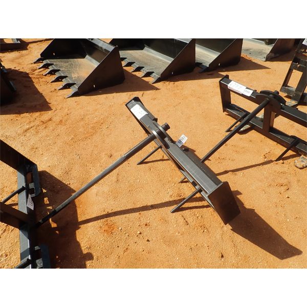 Hay spear, fits skid steer loader