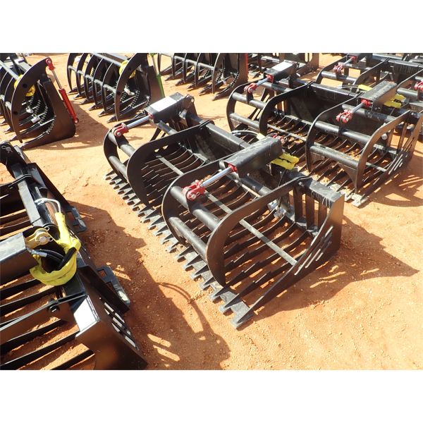 EXTREME 78" rock grapple,  fits skid steer loader