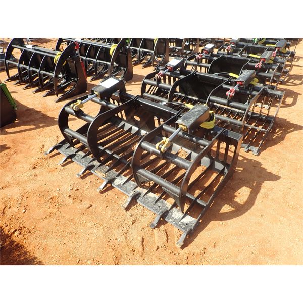 EXTREME 72" rock grapple, fits skid steer loader