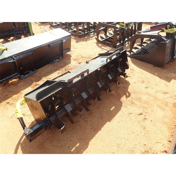 Rotary tiller, fits skid steer loader