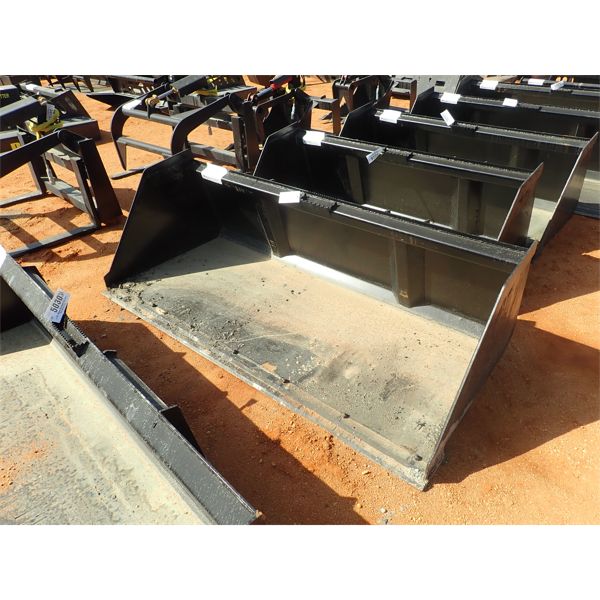 84" snow litter bucket w/B.O.C.E., fits skid steer loader