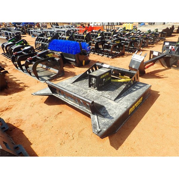 68" brush cutter, fits skid steer loader