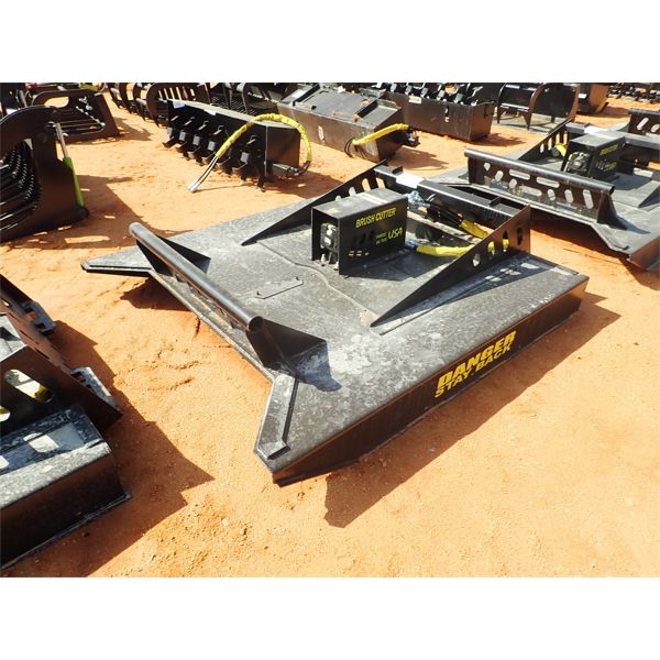 76" brush cutter, fits skid steer loader