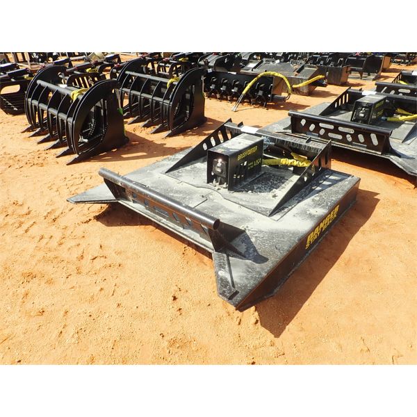 68" brush cutter, fits skid steer loader