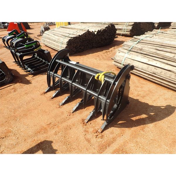 EXTREME 68" root rake, fits skid steer loader
