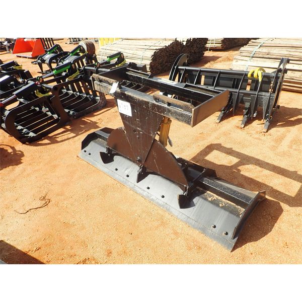 Snow plow, hyd, fits skid steer loader