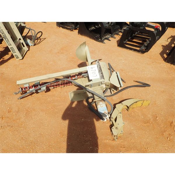 4' & 5' trencher attach, fits skid steer loader