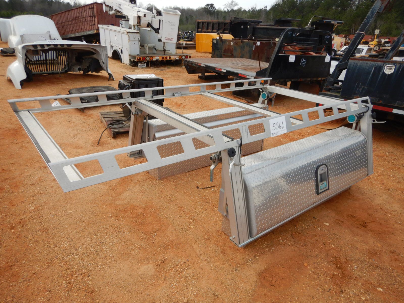 SYSTEM ONE aluminum tool boxes w/rack J.M. Wood Auction Company, Inc.