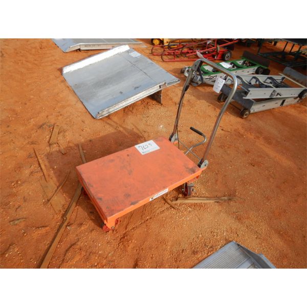 Hyd scissor table cart