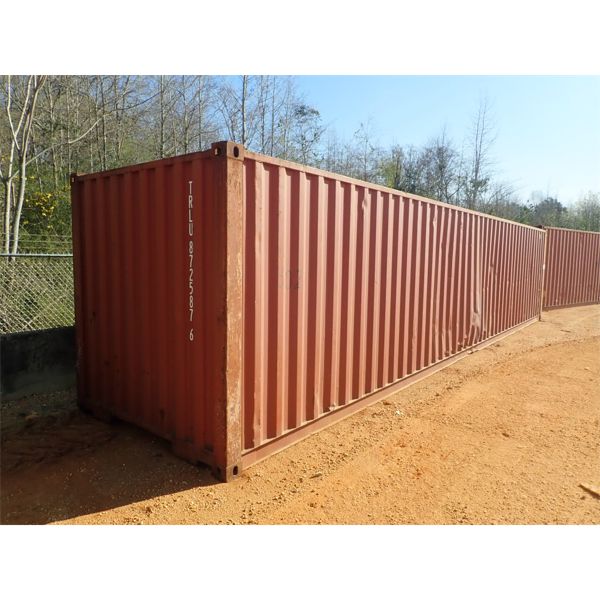 40' steel shipping container