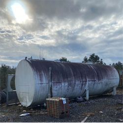18,000 GALLON STEEL divided, 34.5' length, 10' height