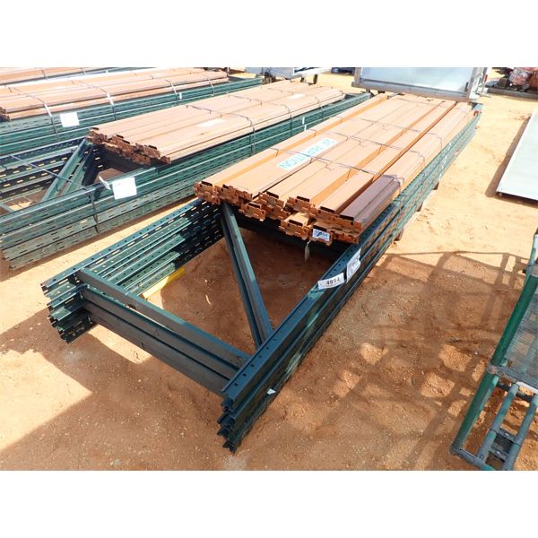 (1) bundle of pallet stacking racks