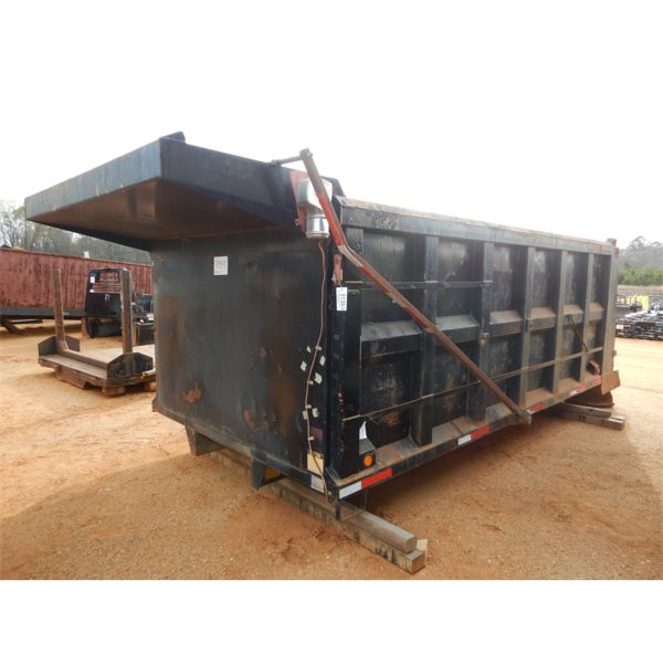 16' Ox bodies dump bed, w/(4) 11R22 tires & rims, lift axle, hyd cylinder, electric tarp