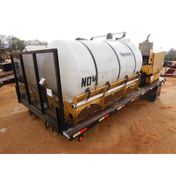 16' truck flat bed w/Vermeer DT750 pump system, water tanks for boring machine