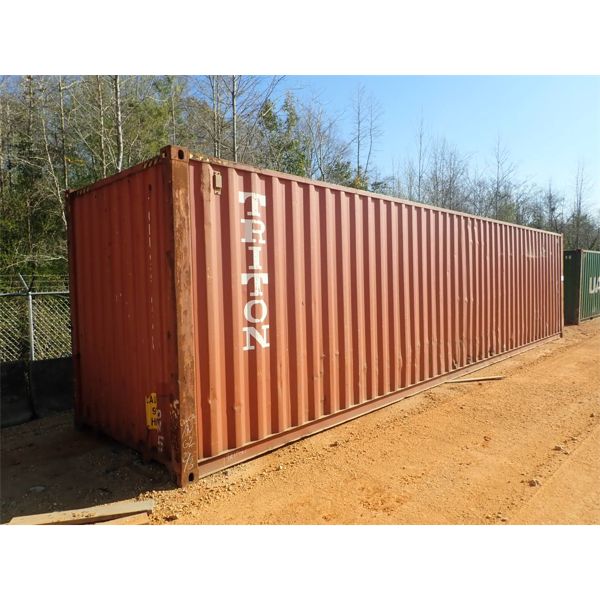 40' steel shipping container