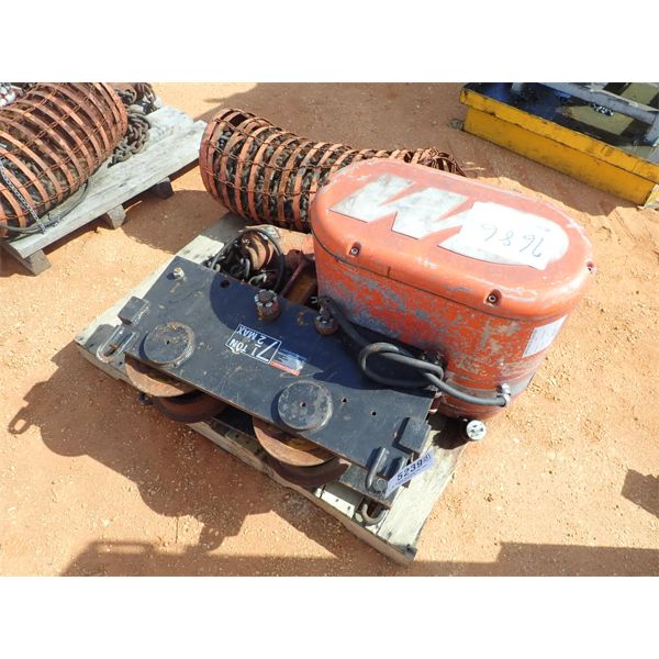 CM 7.5 ton trolley electric chain fall 