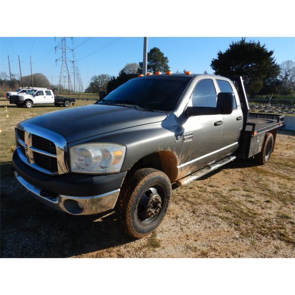 2007 DODGE RAM 3500 HD Flatbed Truck
