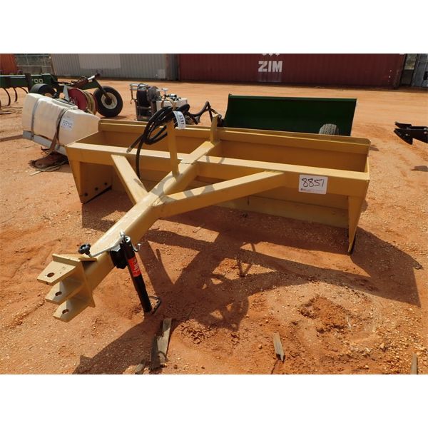 8' box b;ade, bumper pull w/hydraulics 