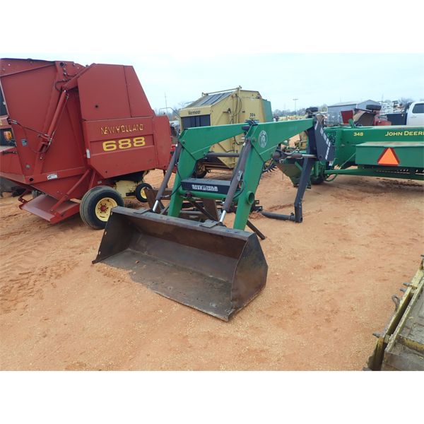 BUSH HOG front end loader w/bucket with stand, fork
