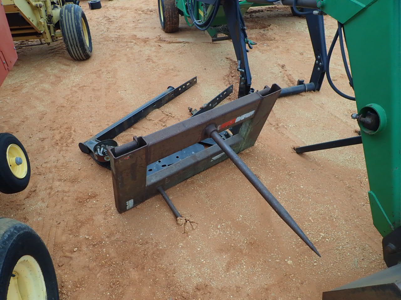 BUSH HOG front end loader w/bucket with stand, fork