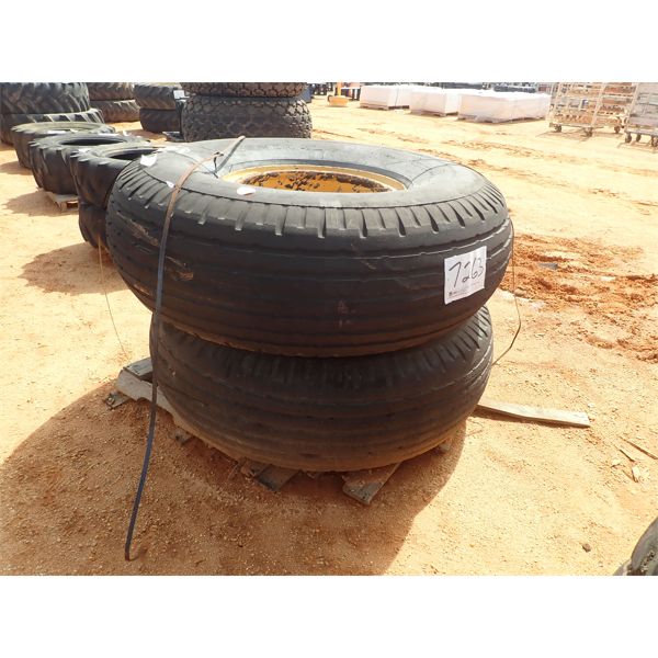 (2) General 16.0 x 24 tires w/rims