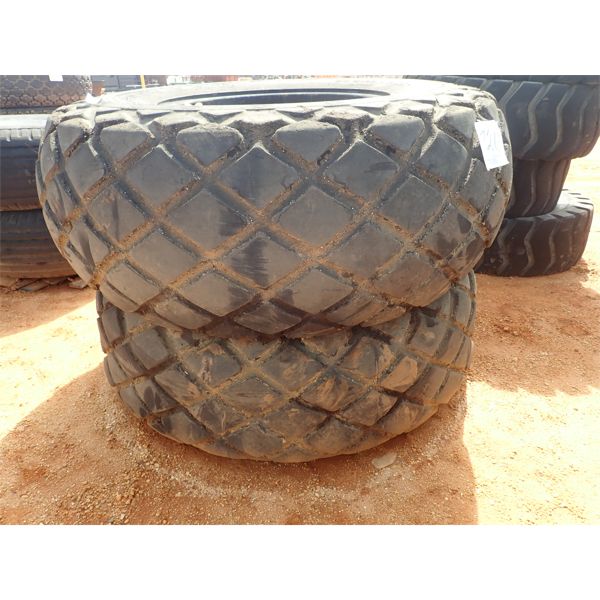 (2) Goodyear 24.5 x32 tires w/rims