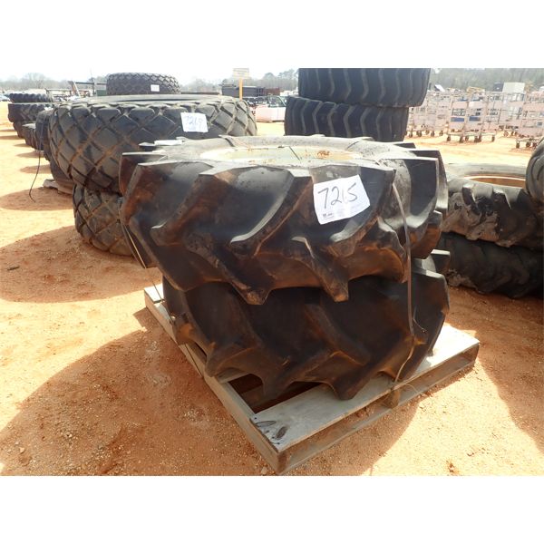 (2) Firestone 18.4-26 tires w/rims