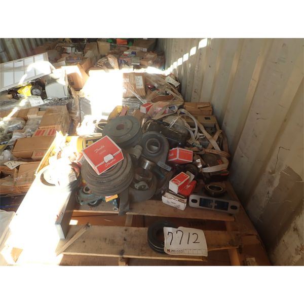 (1) pallet, pillar block, bearing belt pulley 