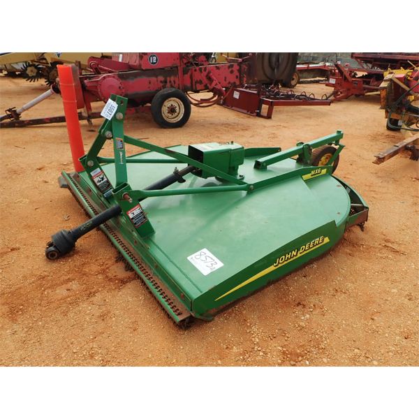 JOHN DEERE MX6 6' brush cutter bush hog, 3 pth, PTO driven, S/N: 215070