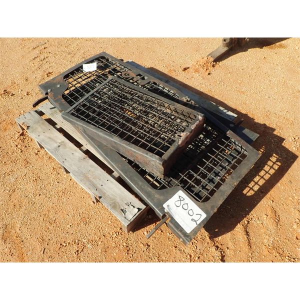 brush screens for log loader 