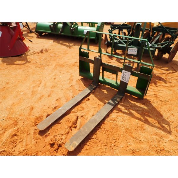 Fork for attachments for front end loader