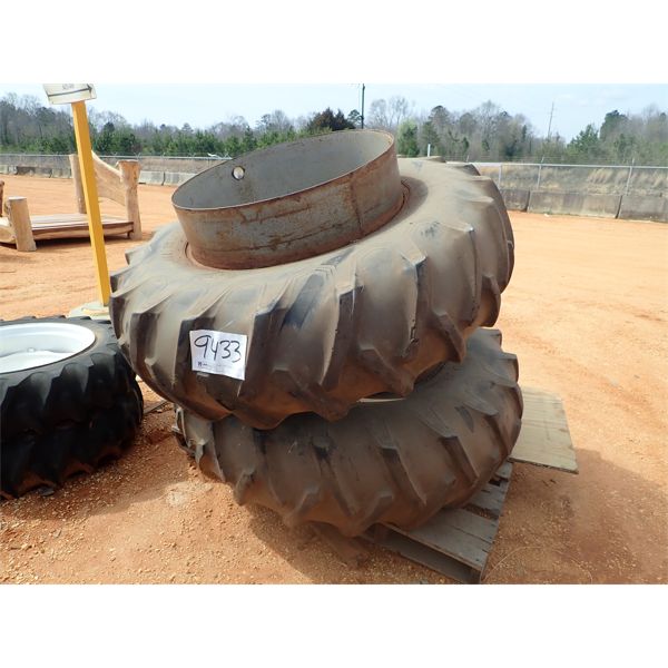 (2) 18.4-34 tires & rims