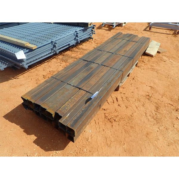 (16) 4" x 4" x 10' sq metal tubing