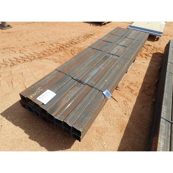 (16) 4" x 4" x 10' sq metal tubing
