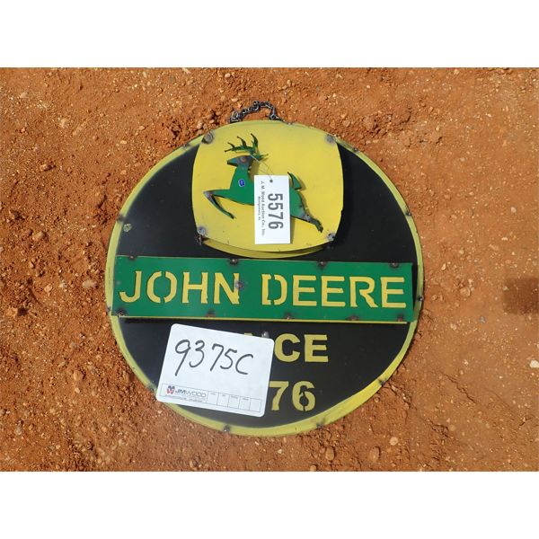 JOHN DEERE metal sign