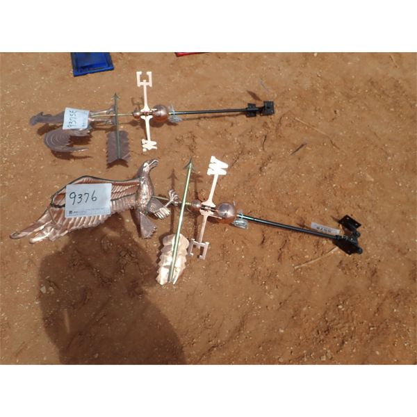 copper rooster wind vane