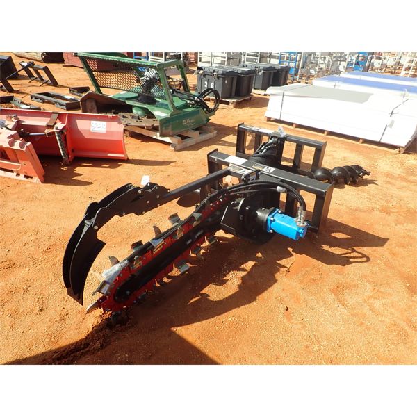 hyd trencher, fits skid steer loader