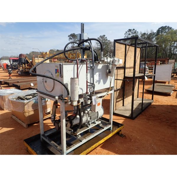 Hyd tank w/pump, elect motor, high pressure