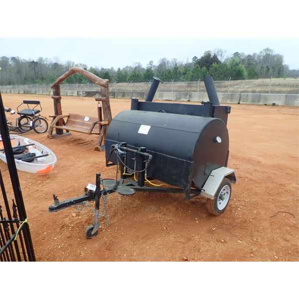 Bar B Que grill, mtd on S/A trailer