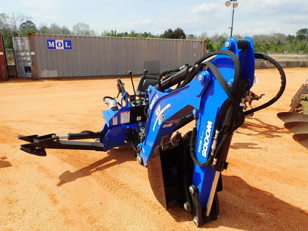 BH90X wood backhoe attachment